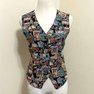 Vintage 90’s perfume and potion enthusiast vest M
